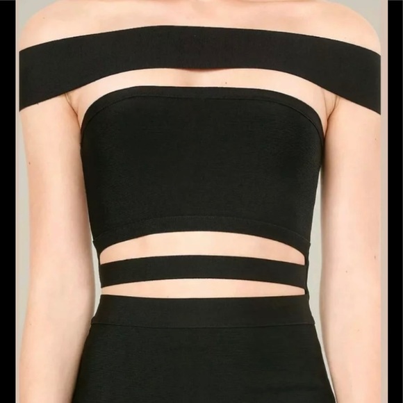 Bebe Dress Strappy Cutout Bodycon Dress - Picture 4 of 10